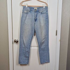 Madewell | Light Blue Perfect Vintage High Rise Straight Leg Jeans Size 29